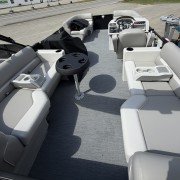 2026 Godfrey EX2086SBX Pontoon Boat - Black/Crimson